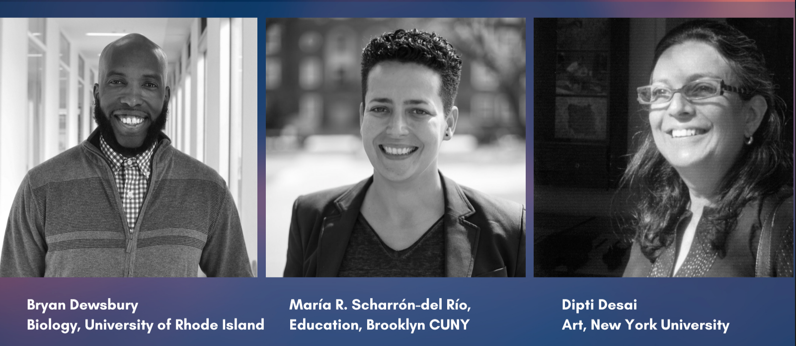 3 photos of speakers for CEP Beyond Content