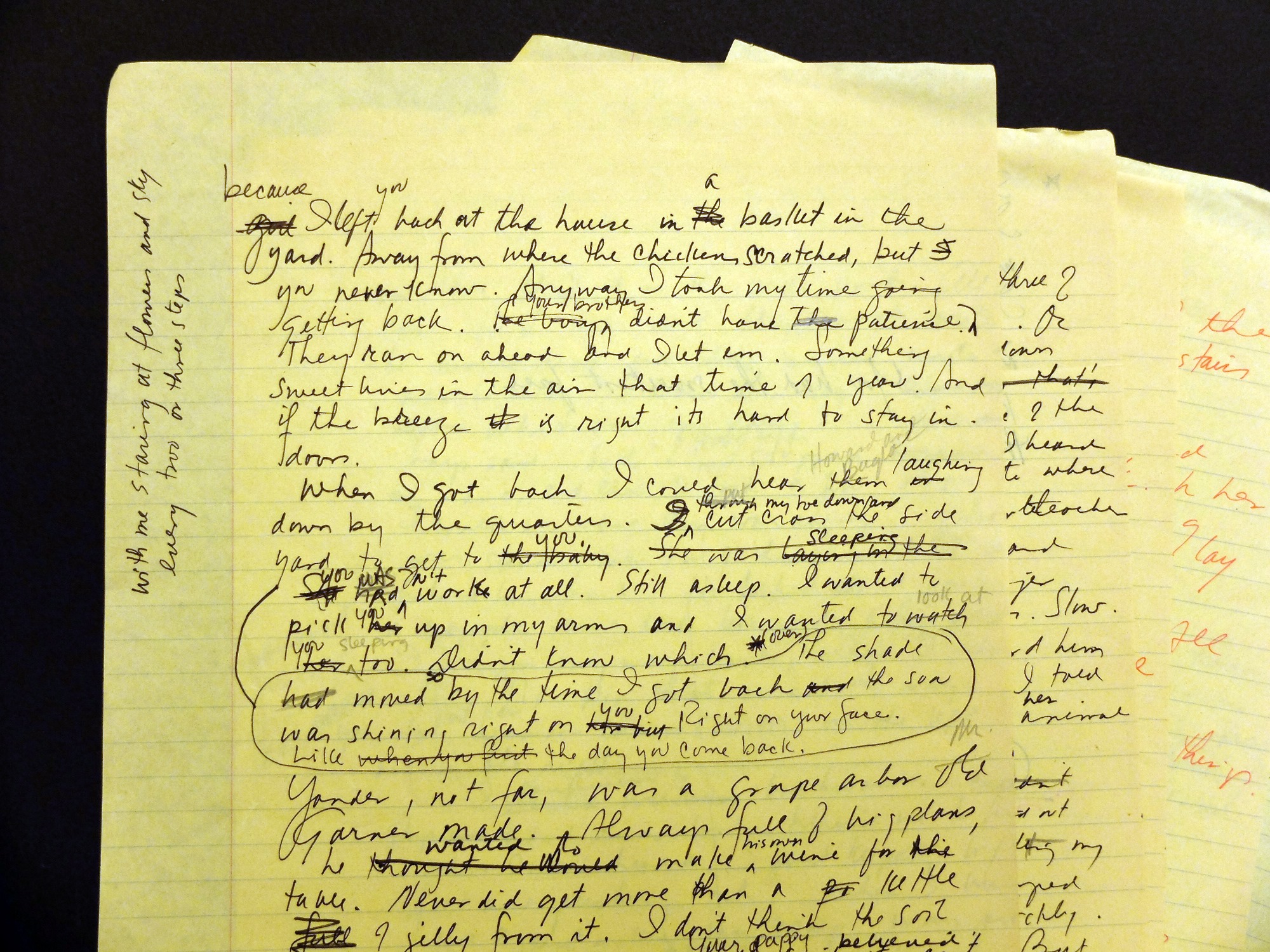 Manuscript of Toni Morrison's Beloved