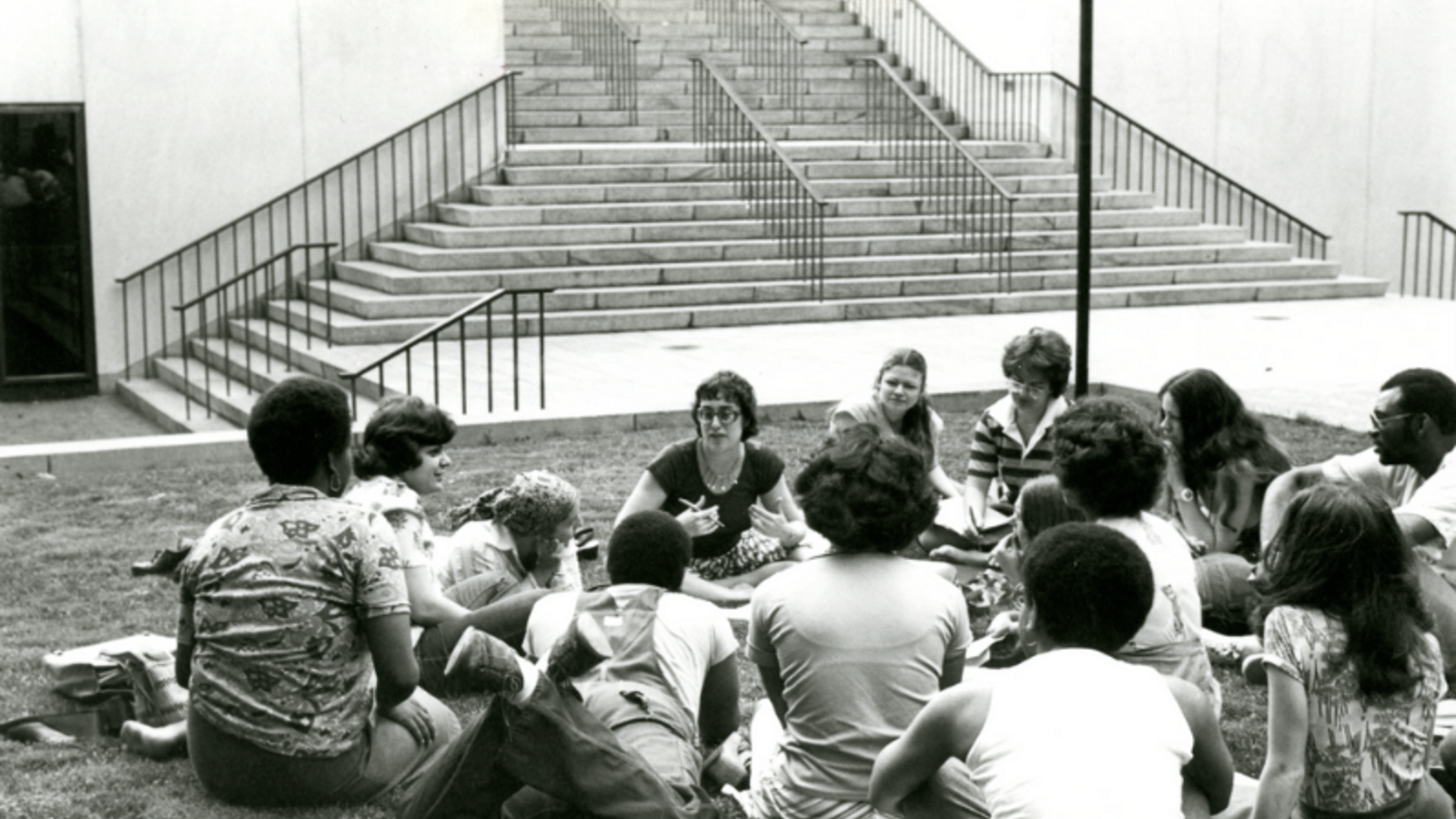 mage courtesy of Barnard Archives. This photograph from the Barnard College archives of an Environmental Science class (circa 1980) represents the type of open dialogue and active, intent listening that is so vital to the relating across difference that this resource centers.