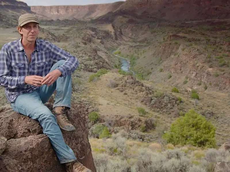 Severin Fowles in New Mexico field site